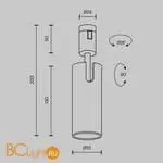 Трековый светильник Maytoni Focus Led TR144-1-12W4K-W-PT - Фото 0