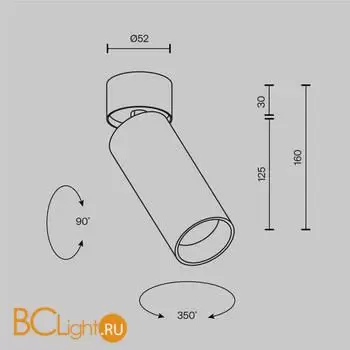 Спот Maytoni Focus Led C055CL-L12W4K-SS-B - Фото 7