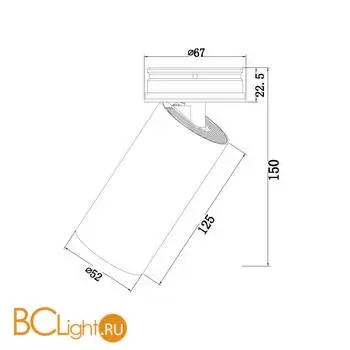 Спот Maytoni Focus Led C057CL-L12W3K - Фото 0