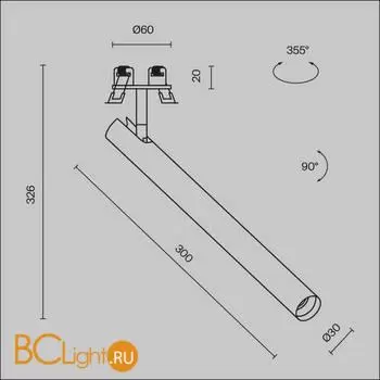 Встраиваемый светильник Maytoni Focus T new C141RS-L300-6W4K-W - Фото 9