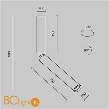 Спот Maytoni Focus T new C142CL-6W3K-BS - Фото 7