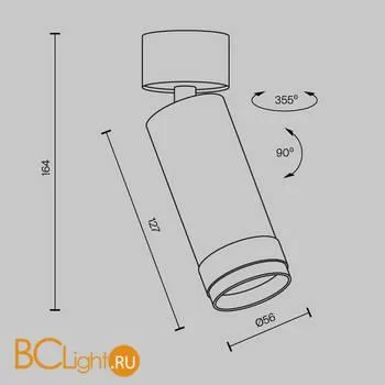 Спот Maytoni Focus Zoom C055CL-L12W3K-Z-B - Фото 7