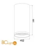 Потолочный светильник Maytoni Focus S GU10 1x10Вт C052CL-01MG - Фото 2