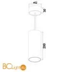 Подвесной светильник Maytoni Focus LED 3000K 1x12Вт 40° P071PL-L12B3K - Фото 0