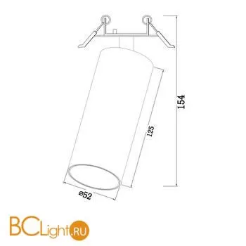 Встраиваемый светильник Maytoni Focus C053CL-L12W3K - Фото 0