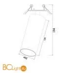 Встраиваемый светильник Maytoni Focus C053CL-L12W3K - Фото 0