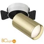 Встраиваемый светильник под шпатлевку Maytoni Foscus S C058CL-1BG