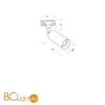 Трековый светильник Maytoni Focus Trinity GU10 50Вт TR028-3-GU10-B - Фото 2