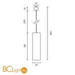 Трековый подвесной светильник Maytoni Focus Unity GU10 50Вт TR025-1-GU10-MG - Фото 2