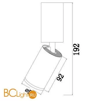 Потолочный светильник Technical C051CL-01MG - Фото 3