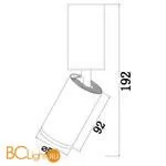 Спот накладной Maytoni Focus C051CL-01BS - Фото 0