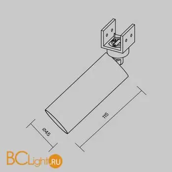 Уличный трековый светильник Maytoni Focus O-TR01-1-S-8WB3K - Фото 10