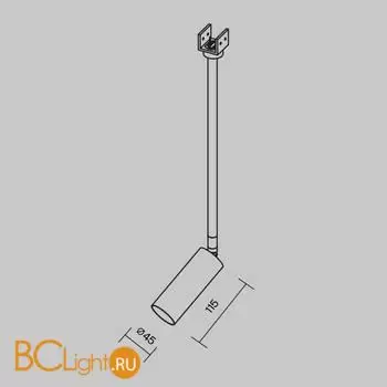 Уличный трековый светильник Maytoni Focus O-TR01-2-P-8WB3K - Фото 10
