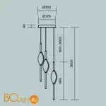 Подвесной светильник Maytoni Foresight new MOD347PL-L24BS3K - Фото 4