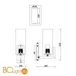 Бра Maytoni Fortano MOD089WL-01BS - Фото 2