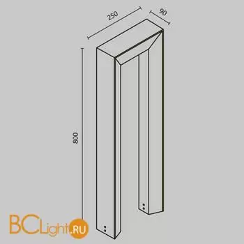 Ландшафтный светильник Maytoni Frama O469FL-L12GF3K - Фото 7