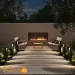 Ландшафтный светильник Maytoni Frama O469FL-L12GF3K - Фото 0