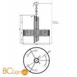 Подвесной светильник Maytoni Frame MOD174PL-06G - Фото 6