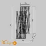 Бра Maytoni Frostum MOD439WL-L7BSK - Фото 3