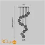 Подвесной светильник Maytoni Frozen MOD254PL-12BS - Фото 4