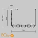 Подвесной светильник Maytoni Futuro new MOD307PL-L40B3K - Фото 4