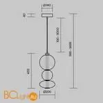 Подвесной светильник Maytoni Futuro new MOD307PL-L24BS3K - Фото 4