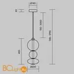 Подвесной светильник Maytoni Futuro new MOD307PL-L24B3K - Фото 4