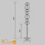 Напольный светильник Maytoni Futuro new MOD307FL-L40BS3K - Фото 4