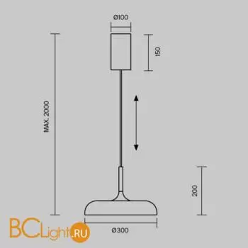 Подвесной светильник Maytoni Gerhard MOD189PL-L30B3K - Фото 6