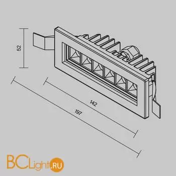 Встраиваемый светильник Maytoni Ghost O488DL-L6GF4K - Фото 8
