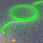 Гибкий неон 25x13 220В 8Вт/м Green IP65 50м - Фото 1