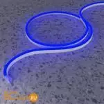 Гибкий неон 25x13 220В 8Вт/м Blue IP65 50м - Фото 1