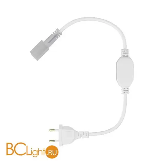 Коннектор питания с сетевой вилкой для гибкого неона AC220V 25x13 мм