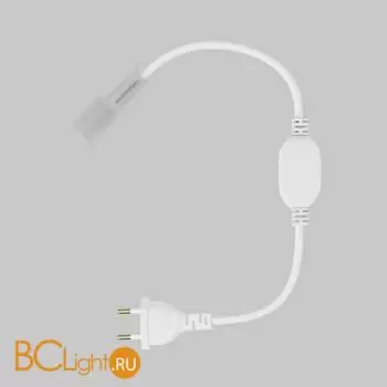 Коннектор питания с сетевой вилкой для гибкого неона AC220V 25x13 мм - Фото 0