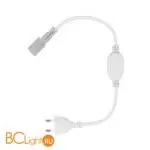 Коннектор питания с сетевой вилкой для гибкого неона AC220V 25x13 мм