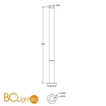 Ландшафтный светильник Maytoni O041FL-L50B3K - Фото 0