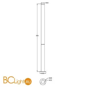 Ландшафтный светильник Maytoni O041FL-L100B3K - Фото 0