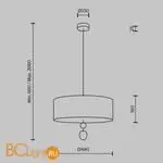 Подвесной светильник Maytoni Glamping MOD437PL-05B - Фото 6