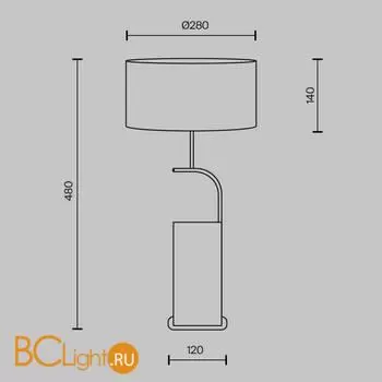 Настольная лампа Maytoni Glamping MOD437TL-02B - Фото 6