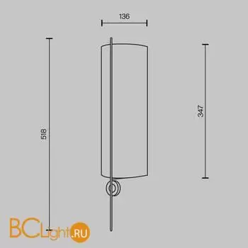Бра Maytoni Glamping MOD437WL-02BG1 - Фото 3