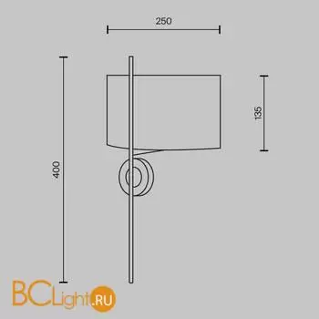Бра Maytoni Glamping MOD437WL-02BG - Фото 3