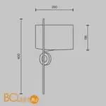 Бра Maytoni Glamping MOD437WL-02BG - Фото 3