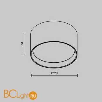 Спот Maytoni Glare new C091CL-12W3K-BS - Фото 4