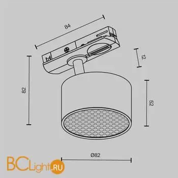 Трековый светильник Maytoni Glare TR225-1-GX53-B - Фото 9