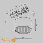 Трековый светильник Maytoni Glare TR225-1-GX53-B - Фото 9