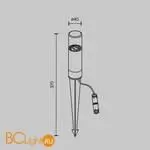 Садово-парковый фонарь Maytoni Glide O437FL-01GF - Фото 5