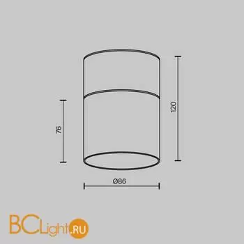 Спот Maytoni Glory C094CL-GX53-B - Фото 3