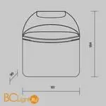 Бра Maytoni Gloss O447WL-L7GF3K - Фото 6