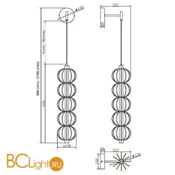 Бра Maytoni Golden Cage MOD216WL-L10G3K - Фото 4