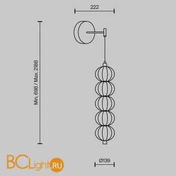 Бра Maytoni Golden Cage MOD216WL-L10G3K - Фото 3